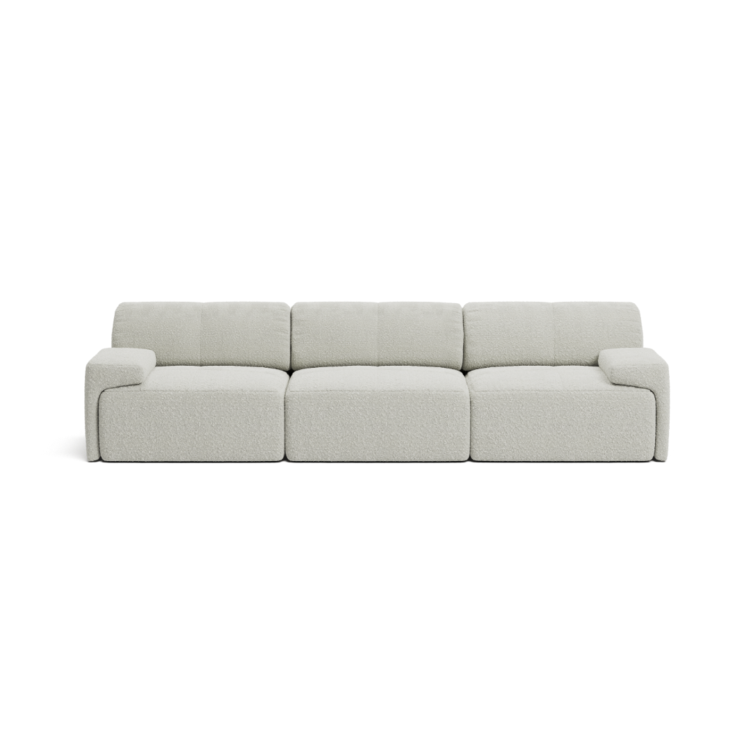Cream Bouclé 4 Seater