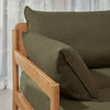 Slideaway Sofa Bed | Pull Out Sofa Lounge Bed | Olive Sofa