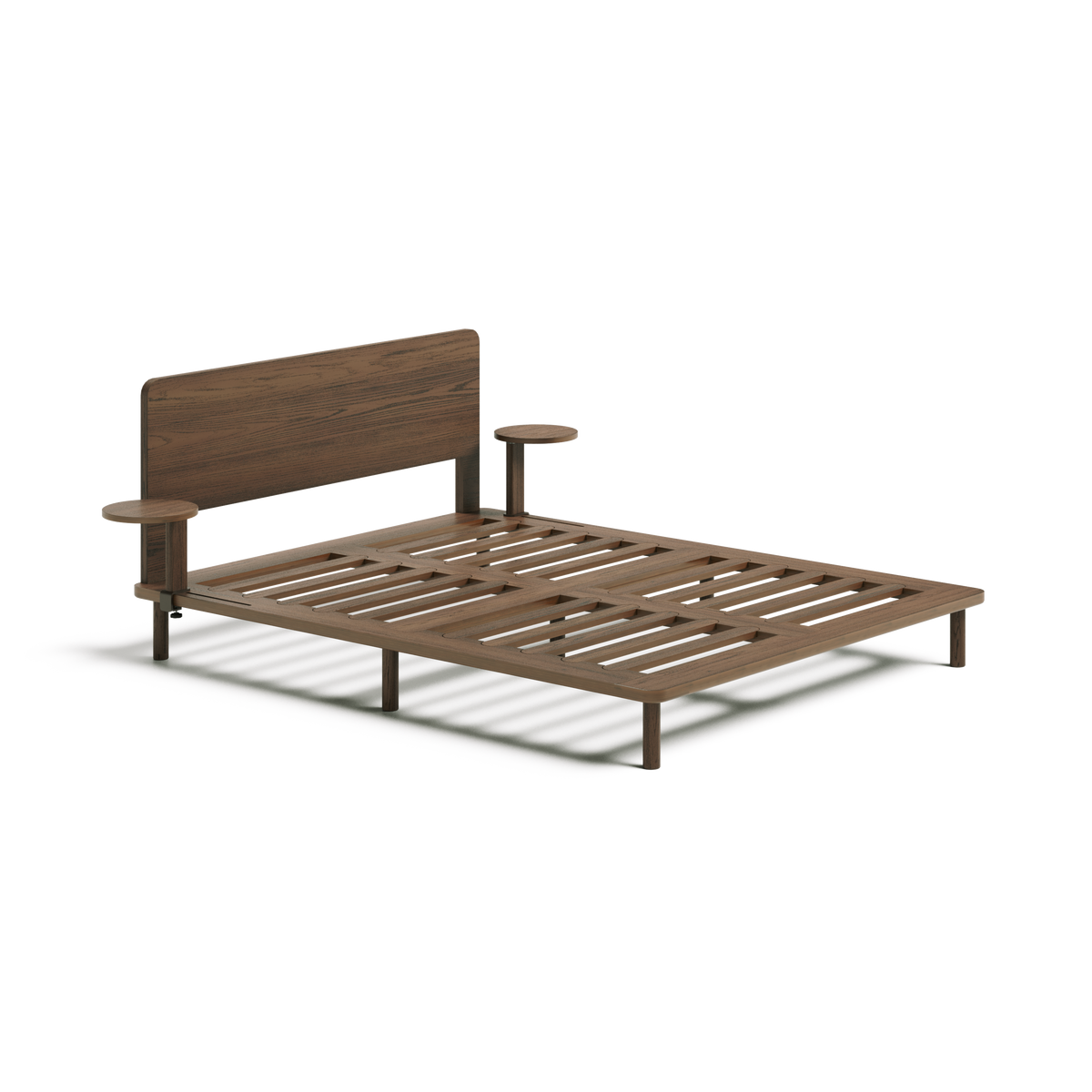 Timber Bed Frame Side Table