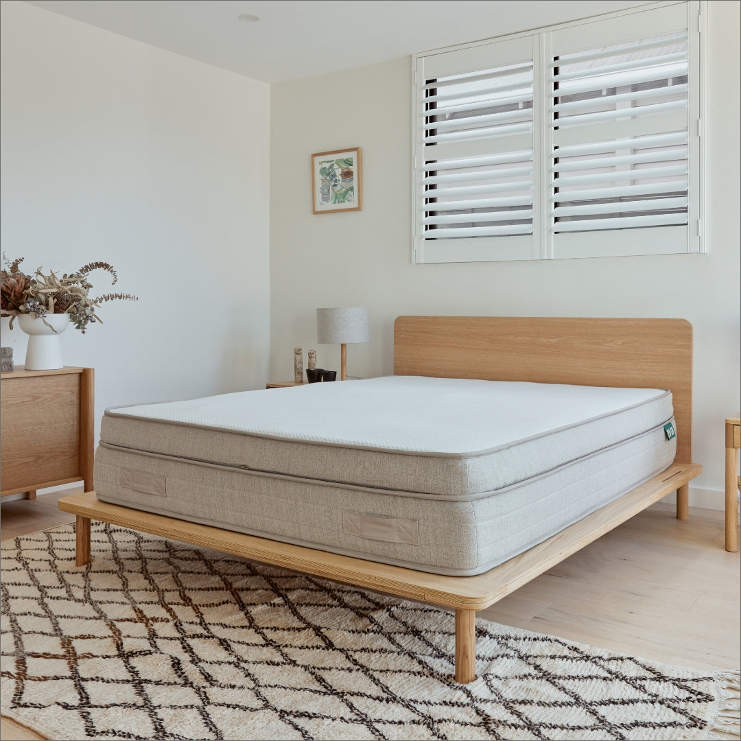 Eva Mattress Plus and Timber Bed Frame | {"option1":["Premium Adapt Mattress"]}